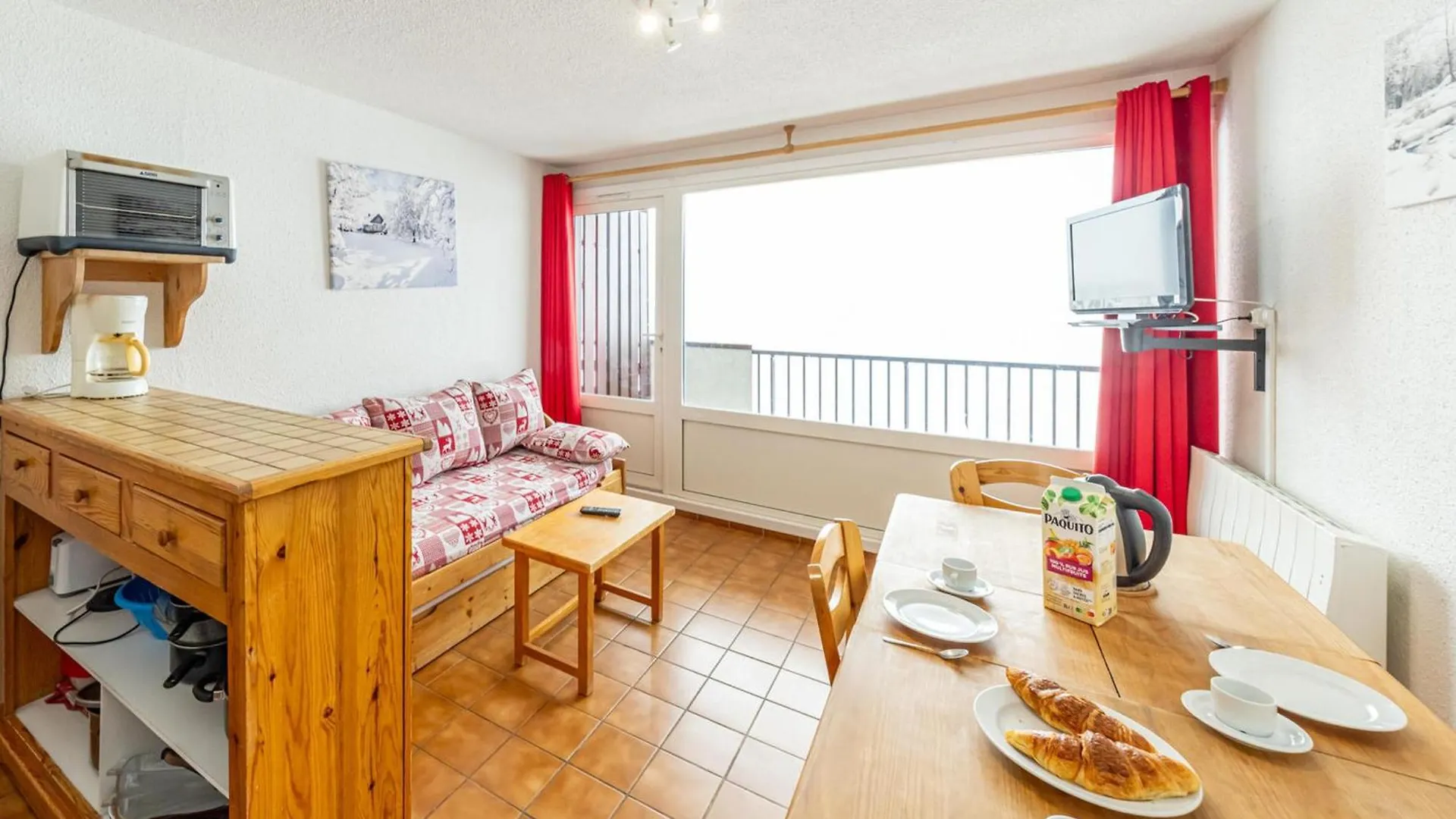 T1 Pour 5 Pers Avec Balcon, Lave-Vaisselle Et Tv - Fr-1-807-6 Apartment Saint-Francois-Longchamp